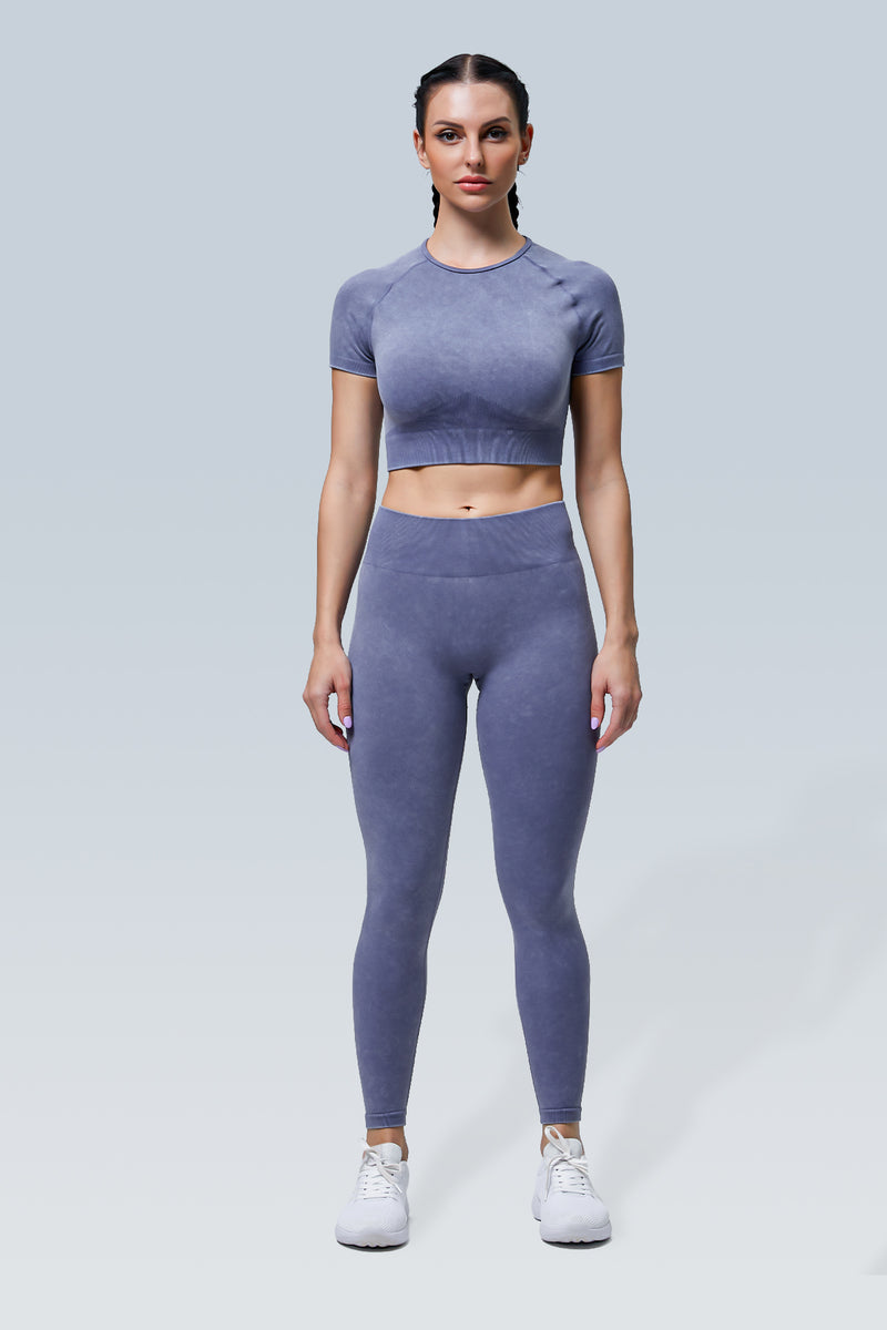 Acid Wash Seamless Legging