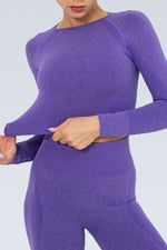 Push Up Seamless Long Sleeve