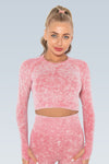 Eva Acid Wash Seamless Long Sleeve