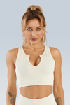 Rib-Knit Seamless Tank Top