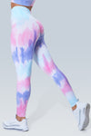 Booty Lifting Galaxy Dye Seamless Scrunch Legging