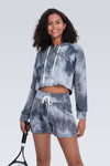 DrawString Loose Hoodie & Short Set - 2 Pieces