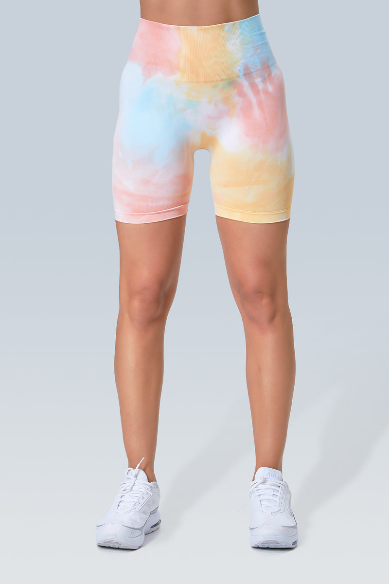 Booty Lifting Galaxy Dye Seamless Scrunch Short