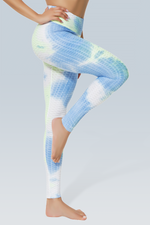 Booty Lifting Bubble Scrunch Legging - Tie Dye