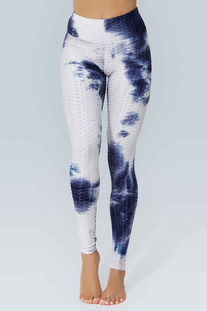 Booty Lifting Bubble Scrunch Legging - Tie Dye