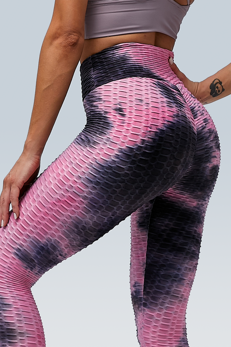 Booty Lifting Galaxy Dye Seamless Scrunch Legging – Fastarry