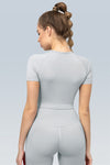 WaveLine Contour Ruched Seamless Short Sleeve