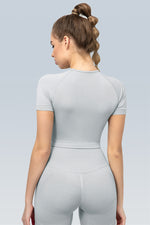 WaveLine Contour Ruched Seamless Short Sleeve
