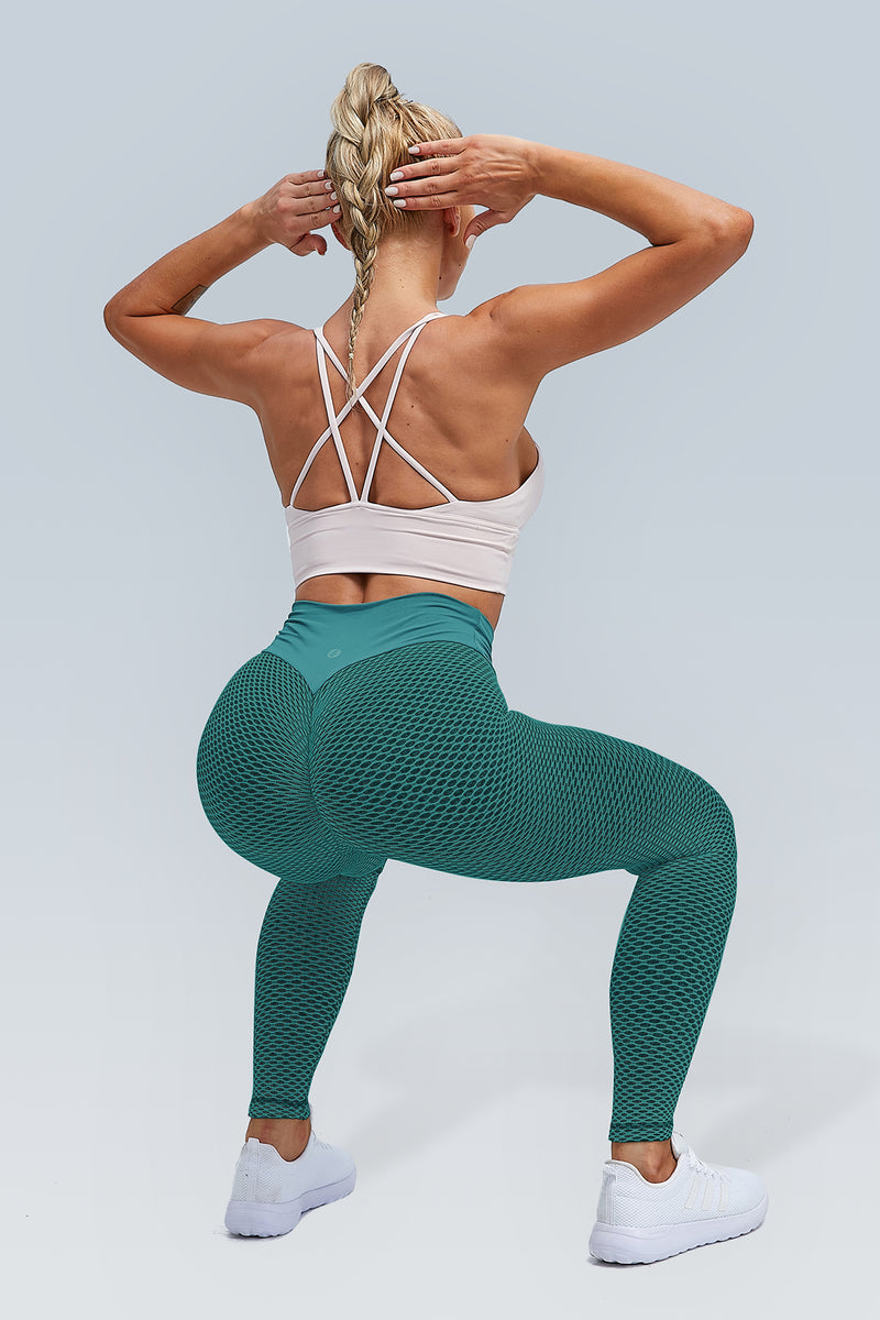 Khaki Green Contour Seamless Leggings