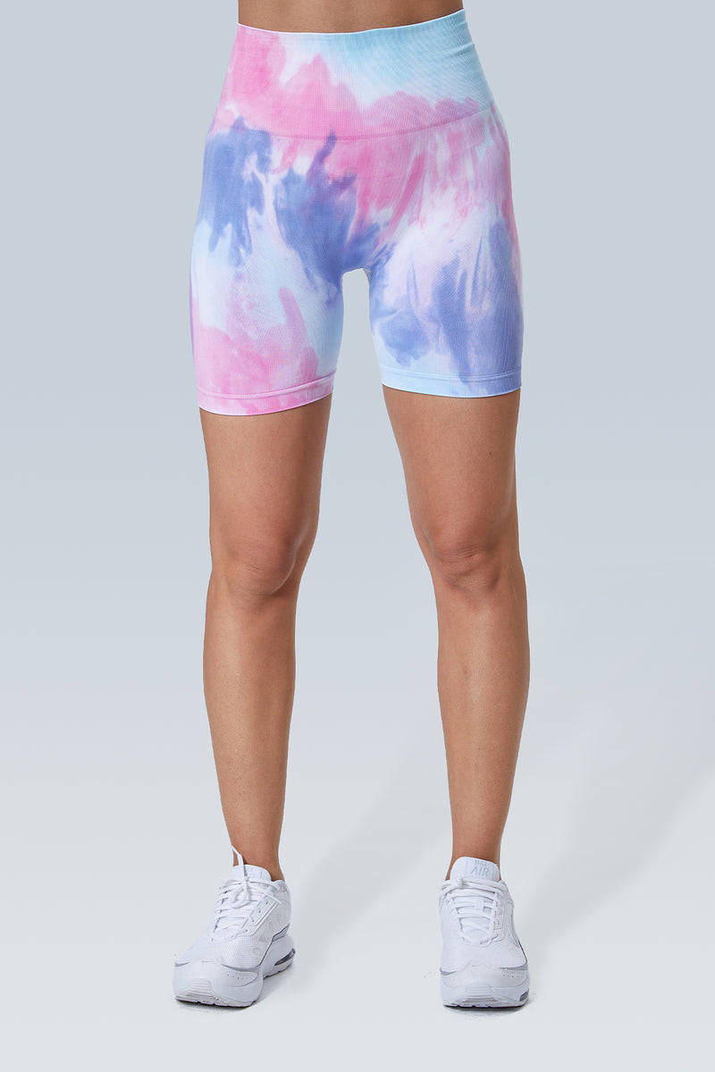 Booty Lifting Galaxy Dye Seamless Scrunch Short