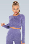 Eva Acid Wash Seamless Long Sleeve