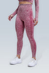 Eva Acid Wash Seamless Scrunch Legging