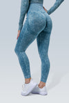 Eva Acid Wash Seamless Scrunch Legging