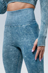 Eva Acid Wash Seamless Scrunch Legging