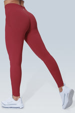 Booty Lifting Sleek Push Up Seamless Scrunch Legging