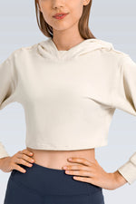 AirCloud Cropped Long Sleeve Hoodie