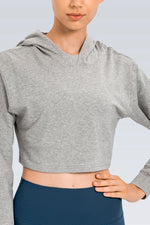 AirCloud Cropped Long Sleeve Hoodie