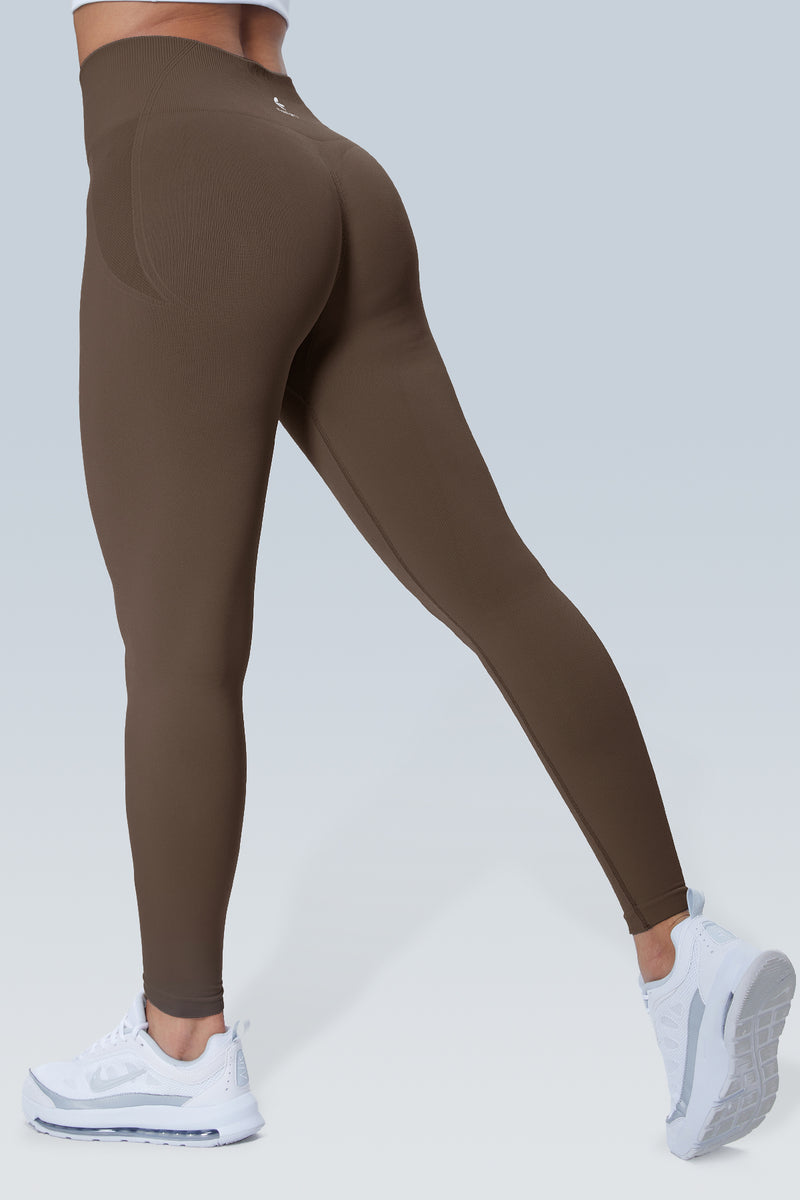 Booty Lifting Sleek Push Up Seamless Scrunch Legging