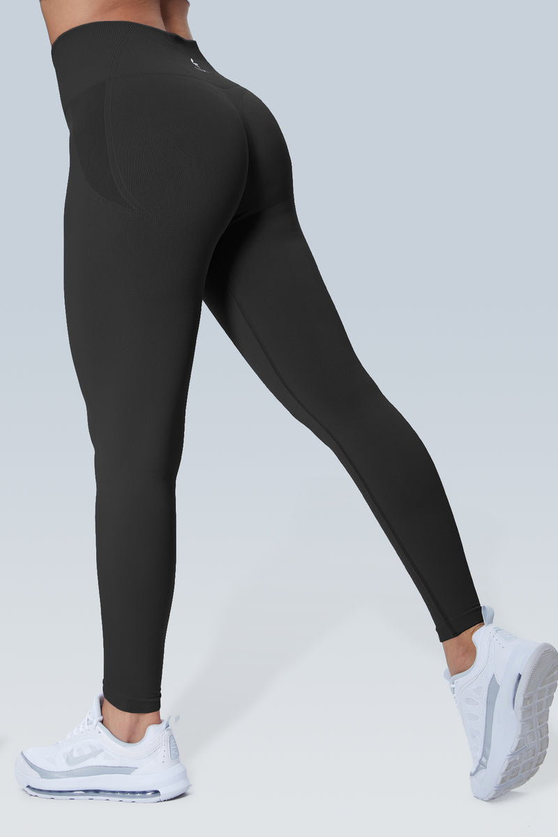 Booty Lifting Sleek Push Up Seamless Scrunch Legging