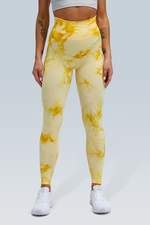 Booty Lifting Watery Dye Seamless Scrunch Legging